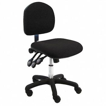 BENCHPRO Task Chair Fabric Black 17-22 Seat Ht, 28AE08