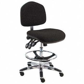 BENCHPRO Task Chair Fabric Black 21-31 Seat Ht, 28AE21