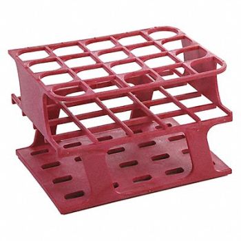 HEATHROW SCIENTIFIC Test Tube Rack Polyoxymethylene PK8, 28CR74