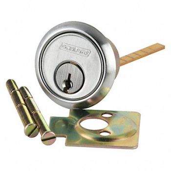 SCHLAGE Lockset Cylinder Different Satin Chrome, 28XN86