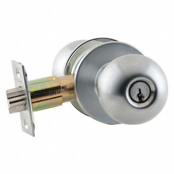SCHLAGE Ply Knob Storeroom Lock Dark Bronze C123, 36Z025