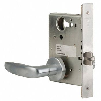 SCHLAGE Passage Latch 07A Trim Satin Chrome, 46TN28