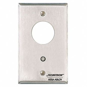 SECURITRON Mortise Keyswitch SS Momentary 5A, 45CF84