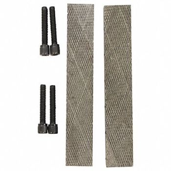 WILTON Replace.JawInserts Steel Incl.4Screws PR, 25TU41