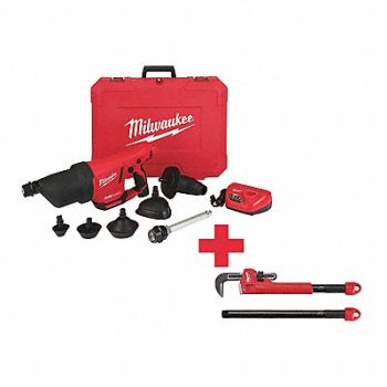 MILWAUKEE Drain Gun Kit Battery Included 12.0V, 290J42