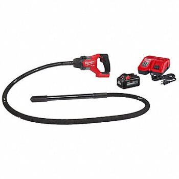 MILWAUKEE Concrete Vibrator Kit 18V, 794JM7