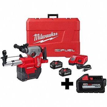 MILWAUKEE M18 1 SDS+ Rotary Hmer M18 XC6.0 Batt, 388RZ3