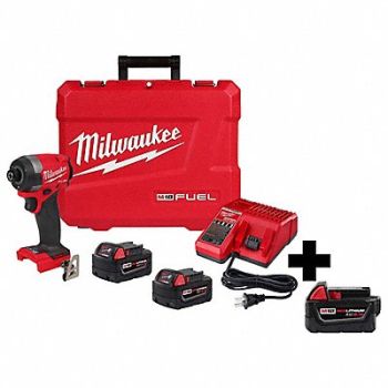 MILWAUKEE M18 FUEL 1/4 Impact Driver Kit M18 5.0, 387HH2