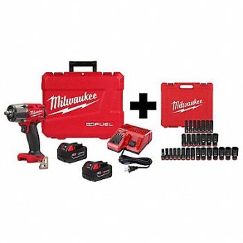 MILWAUKEE M18 1/2 MTIW + 29PC Socket Set, 385XN0