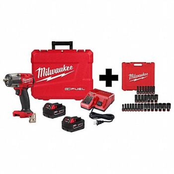 MILWAUKEE M18 1/2 MTIW w Pin + 29PC Socket Set, 385XN1
