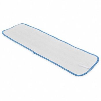 CARLISLE Microfiber Wet Mop Pad 18 Blu PK12, 211X91