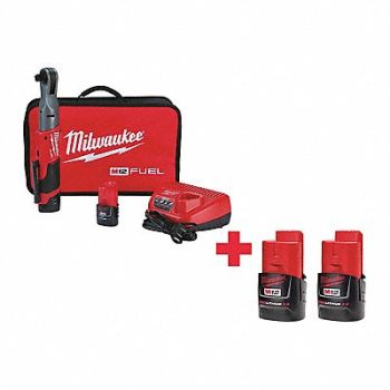 MILWAUKEE Ratchet Cordless Pistol Grip 1/2 Drive, 299V39