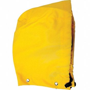 VIKING Rain Hood Yellow Snaps Polyester/PVC, 29AD31