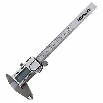 WESTWARD Digital Caliper Electronic 0 to 8 In, 29AD41