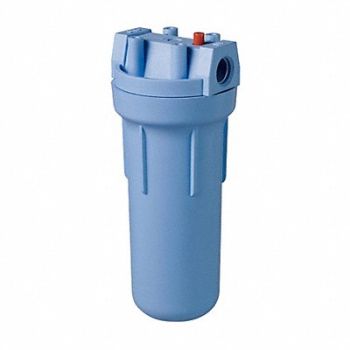 CULLIGAN Filter Housing 12 1/2 H 5 Dia Blue, 29AH40