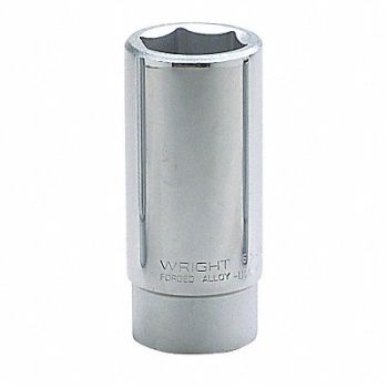 WRIGHT TOOL Socket 3/4 in Dr 1-1/8 in Hex, 29AL07
