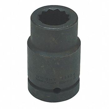 WRIGHT TOOL Impct Skt Steel Blk Oxd 1 1/8 in, 29AR43