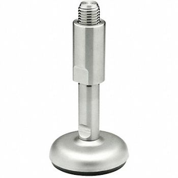 ELESA Level Foot Fixed Stud M16 3-1/64in Base, 29AU97