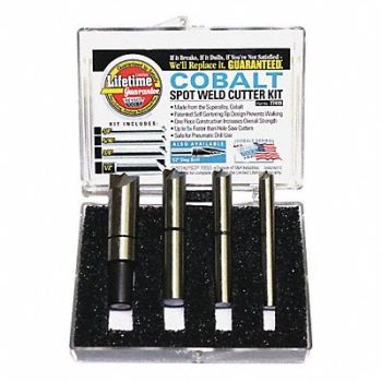 KEYSCO TOOLS S H IND Cobalt 4pc Spot Weld Cutter Set, 29CK24