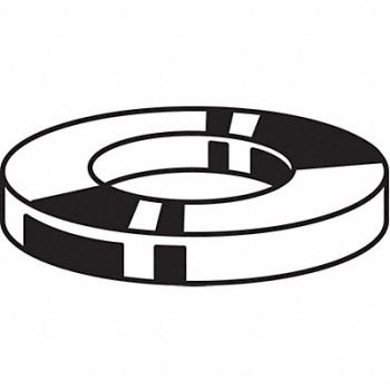 GRAINGER APPROVED Flat Washer 316 SS M14 28x2.5mm 25PK, 6FA41