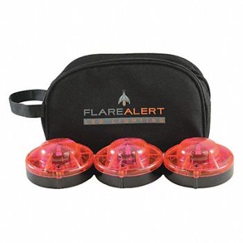 FLAREALERT H5597 LED Road Flare Kit 0.5 Watt Red, 29DX79