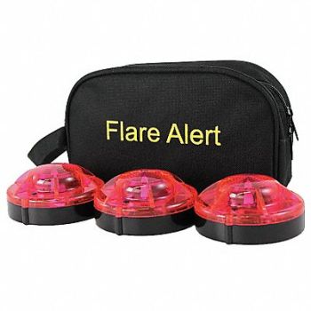 FLAREALERT H5602 LED Road Flare Kit 1 Watt Red, 29DX90