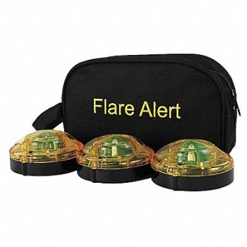 FLAREALERT H5602 LED Road Flare Kit 1 Watt Yellow, 29DX91