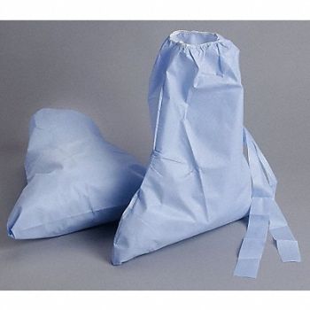 ALPHA PROTECH Boot Covers Universal Blue PK200, 29DZ47