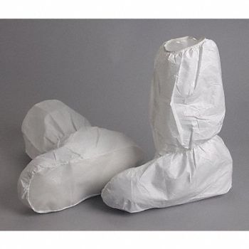 ALPHA PROTECH Boot Covers XL White PK200, 29DZ54