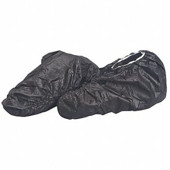 ALPHA PROTECH Boot Covers 2XL Black PK200, 29DZ57