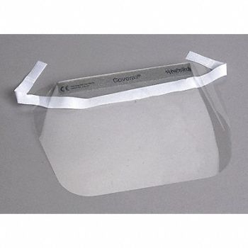 ALPHA PROTECH Disposable Faceshield Assembly Clr PK100, 29DZ82
