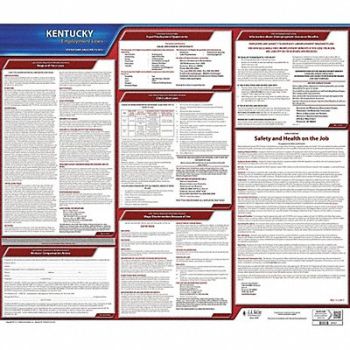 JJ KELLER Labor Law Poster State Labor Law KY, 29EA03