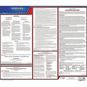 JJ KELLER Labor Law Poster State Labor Law NE, 29EA15