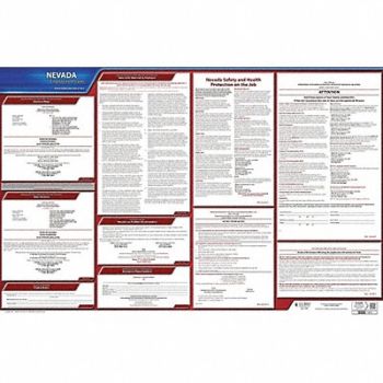 JJ KELLER Labor Law Poster State Labor Law NV, 29EA19