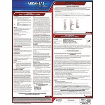 JJ KELLER Labor Law Poster State Labor Law AR, 29EA41