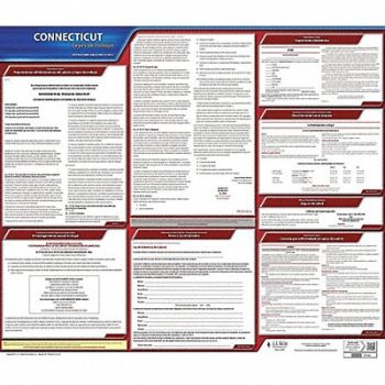 JJ KELLER Labor Law Poster State Labor Law CT, 29EA44
