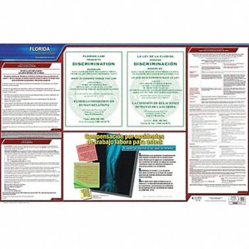 JJ KELLER Labor Law Poster State Labor Law FL, 29EA48