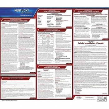 JJ KELLER Labor Law Poster State Labor Law KY, 29EA56