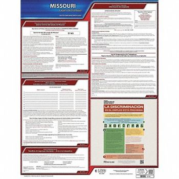 JJ KELLER Labor Law Poster State Labor Law MO, 29EA63