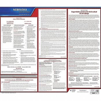 JJ KELLER Labor Law Poster State Labor Law NE, 29EA68