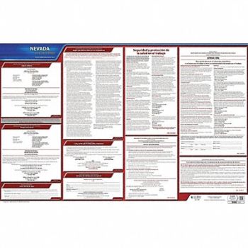 JJ KELLER Labor Law Poster State Labor Law NV, 29EA72