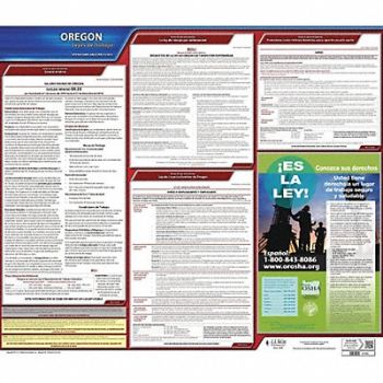 JJ KELLER Labor Law Poster State Labor Law OR, 29EA76