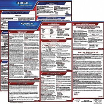 JJ KELLER Labor Law Poster Kit KY English 27 in W, 29EC10