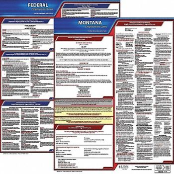 JJ KELLER LaborLaw Poster Fed/STA MT ENG 20inH 3yr, 36EV94