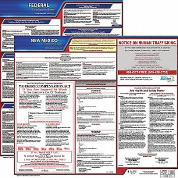JJ KELLER Labor Law Poster Kit NM English 27 in W, 29EC25