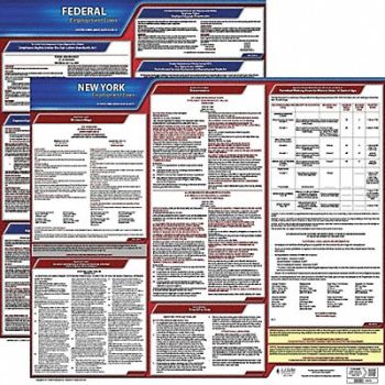 JJ KELLER Labor Law Poster Kit NY English 27 in W, 29EC27