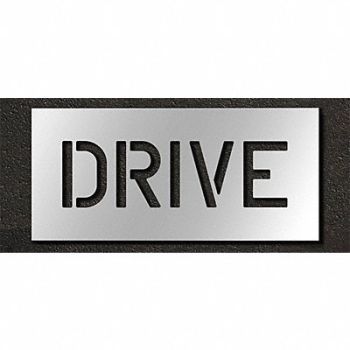 RAE Pavement Stencil Drive 6 in, 29EK53