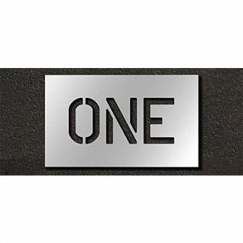 RAE Pavement Stencil One 6 in, 29EK55