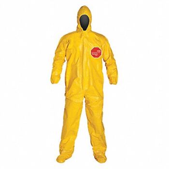 DUPONT Hooded Coverall Socks/Boot Flaps XL PK4, 29EV79