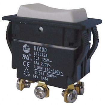 POWER FIRST Rocker Switch DPDT 6 Connections, 29FG43